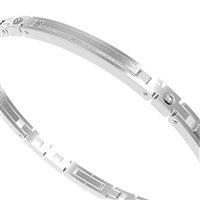 Bracciale Zancan Uomo Hi Teck in Acciaio Zirconia EHBO84 - EHBO84